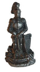 Medieval Knight Resin Statue 10.5″ Tall Universal Statuary VTG 1963 Fathers Day!