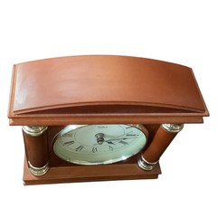 Stiffel – Beautiful Table/Mantle Clock, 5-in. Face, Quartz Movement, AA Battery
