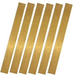 Brass Strip, Brass Shim Stock Assortment, 1″ Width X 6″ Length, 0.002″, 0.004″,