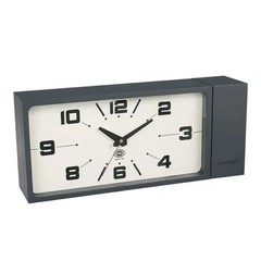 DULTON Double Face Wall Clock Rectangle Gray Magnet Type H21-0362 New