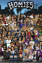Homies Family Art Wall Indoor Room Outdoor – POSTER 20×30