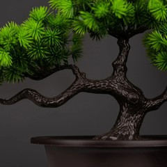 27cm Artificial Pine Bonsai Fake Tree Plastic Plant Desktop Home Decor Tanhai Pi