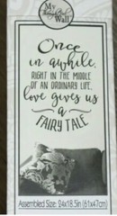 My Thoughtful Wall Vinyl Lettering Wall Art Love Gives Us a Fairy Tale home deco