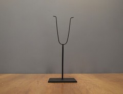 24″ high «Y» Metal display Stand for tribal masks & other Art objects6x6″»base