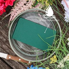 Bloques de espuma floral (6″L x 3,38″W x 1,85″H) Verde, 3 piezas cada uno