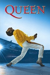Poster Studio B – Queen Wembly Freddie Mercury Music Band 24×36″ NEW P1157