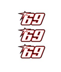 3 pack of 69 funny stickers gag gift car automotive parts toolbox