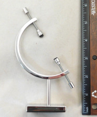 Display Stand CALIPER Type Adjustable Chrome Medium Size
