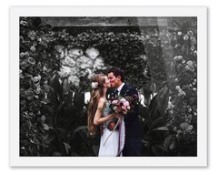 11×22 Frame White Wood Picture Photo Frame with UV Acrylic and Acid Free Backing