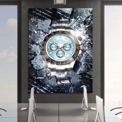 Rolex Daytona Platina inspired Canvas Wall Art Print – Watch Art Poster Print
