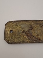Vintage Brass Ladies Door Restroom Sign( See Pictures)