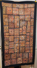 Vintage Embroidered Wall Hanging Zari Boho Patchwork Tapestry