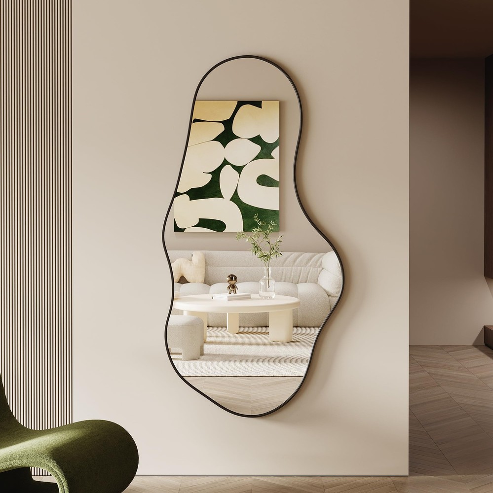 Evoralis Asymmetrical Wall Mirrors -2855 Irregular Decorative Aluminum Alloy