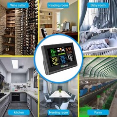 Multiple Sensor Weather Station Wireless Indoor Outdoor Thermometer Hygrometer