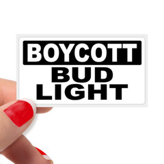 «BOYCOTT BUD LIGHT» BUDWEISER Protest Bulk 25+ Pack Stickers Decal Action Labels