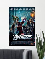 Avengers Movie Poster Print 12×18 24×36 Marvel MCU Decor Art Home Theater