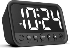 Clock for Heavy Sleepers Adults, Teens | Plug-In Electric