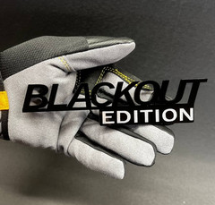 1PC BLACKOUT EDITION Custom 3D Text Car Badge Fender Emblem Tailgate Toolbox