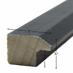 Craig Frames Satin Black Picture Frames & Poster Frames, .8″ Wide, Solid Wood
