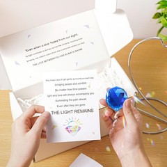 Linyalmy 9-In Memorial Giftssympathy Gifts For Loss Of Loved One40Mm Crystal