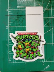 TMNT STICKER X 2×2 INCHES, VYNIL HIGH GLOSS STICKER X SMALL SIZE STICKER