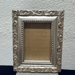 Ultima Picture Frame Silver W/Leaf 2.5×3.5