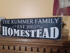 custom Personalized 24 x 5.5 sign Your wording that will fit