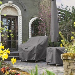 Ravenna Water-Resistant 72 Inch Rectangular/Oval Patio Table Cover, Outdoor