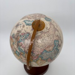 Replogle World Classic 9 Inch Diameter Desktop Globe Genuine Hardwood Base USA