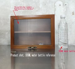 Shadow Boxes Display Cases,Mini Cabinet,Wood Cabinet Figure Display Shelf for…
