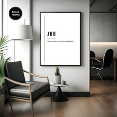 Job Definition Poster, Motivational Wall Art, Motivational Office Wall Art