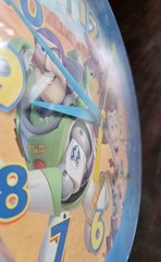 Disney Pixer Toy Story Buz Lightyear & Woody Quartz Wall Clock 10″ Fast Shipping