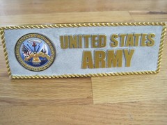 US Army Plaque By Spoontiques