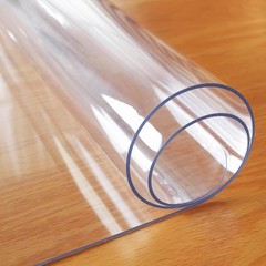 Ostepdecor Clear Table Cover Protector 42 X 88 Inch 1.5Mm Thick Plastic Table