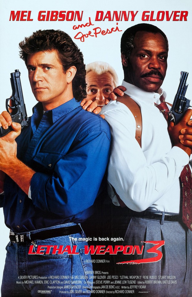 AA2693 Lethal Weapon 3 Film By Richard Donner 1992 Movie Poster 11×17
