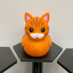 Cat Duck | Tabby Tuxedo Black Gray White | Jeep Duck | Cruise Décor | 3D Print