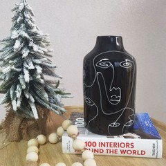 Ceramic Vase Irregular face Design Decorative Flower Vase for Home Decor Living
