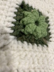 Handmade Handcrafted Granny Square Crochet Afghan Throw Blanket 69×42