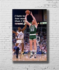 368270 Larry Bird Motivational Sport Quotes Art Decor Wall Print Poster