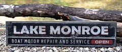 Personalized Boat Motor and Repair Service – Rustic Hand Made Vintage Wood Sign