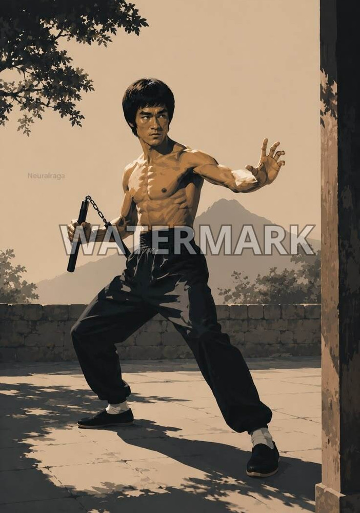 BRUCE LEE poster print 13»x19» home decor glossy paper #1