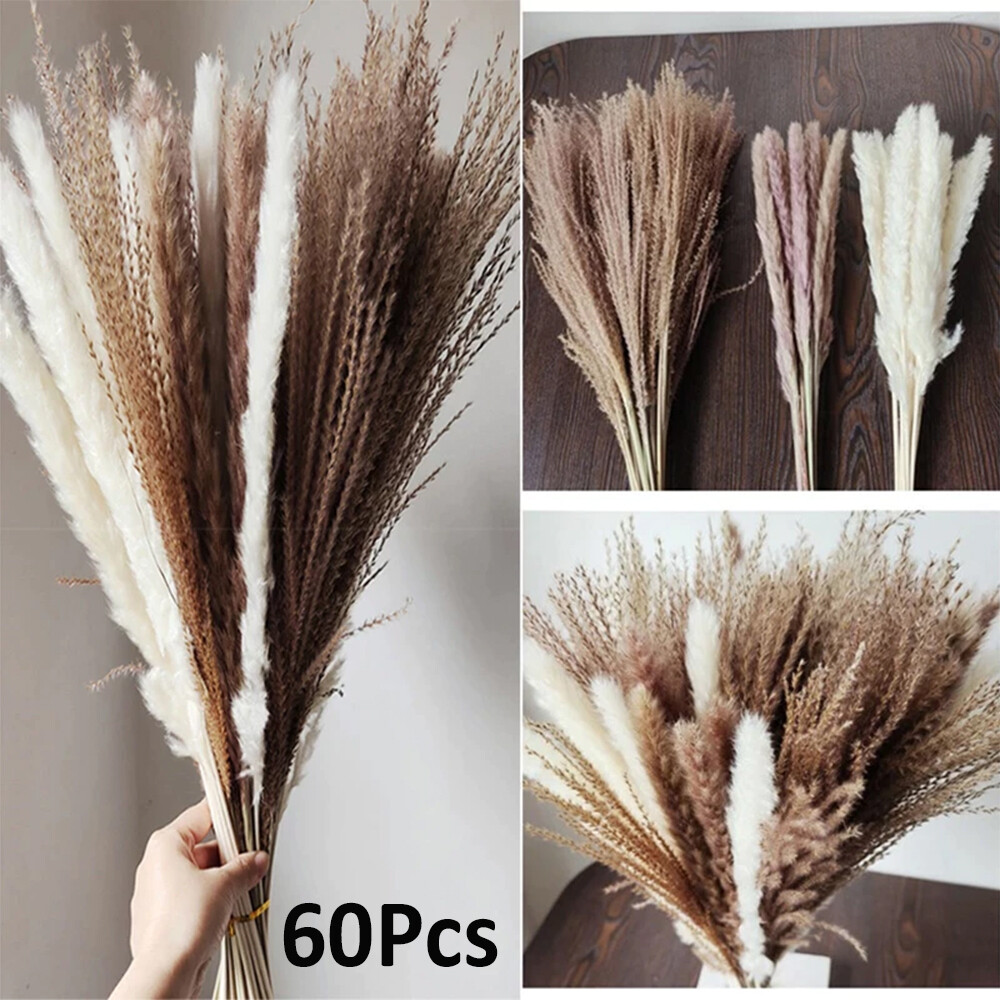 Natural Reed Dried Flower Dusting Broom Living Room Bouquet Decorative Piece