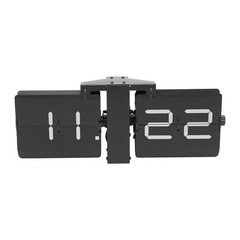 Wall Clock Tabletop Flip Clock Battery Operated Digital Display Screen New