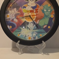 FUNimation Dragon Ball Z Musical Analog Wall Clock Battery Powered Black 1999
