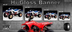 1986 HONDA FOURTRAX 250R TRX QUAD BANNER OEM FLYER AD