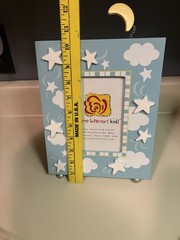 NOS Home Interior Kids Blue Baby Photo Frame See Pictures New In Box