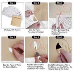 Family Tree Wall Decor Picture Frame Collage Removable 3D DIY Acrylic
