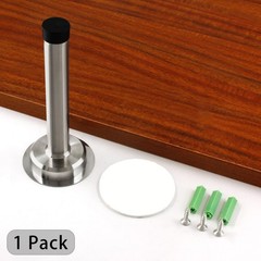 1pc 5 Inch Door Stops Self Adhesive Long Door Stopper Stainless Steel Sound Damp