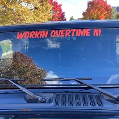 Custom Car Decal – Personalized Text Sticker Window Windshield Truck Bumper Hood