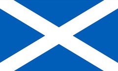 Scotland flag St Andrew’s cross patriotic laminated waterproof vinyl